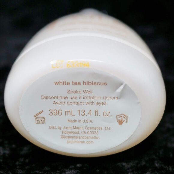 Josie Maran Argan Milk Intensive Hydrating Body Renewal Serum White Tea 13.4 oz - Picture 2 of 3